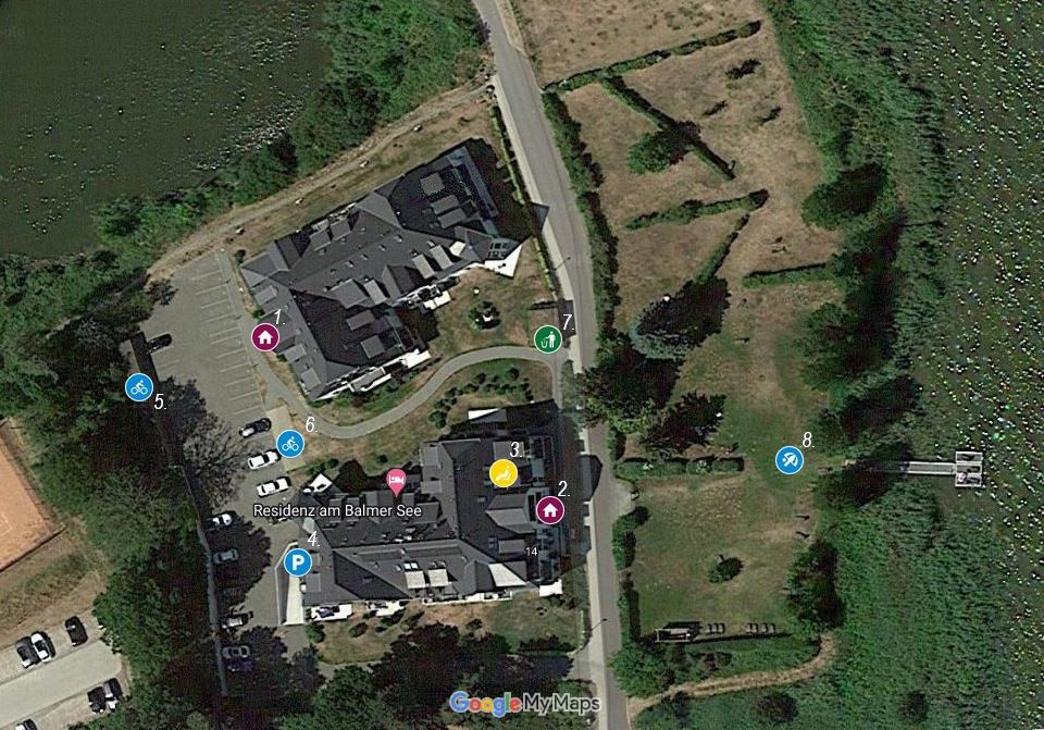 Lageplan Residenz am Balmer See